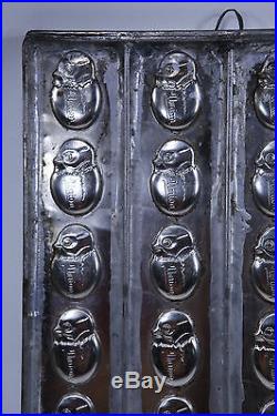 RARE Union Antique Chocolate Candy Metal Commercial Mold Form Chick & Egg Easter