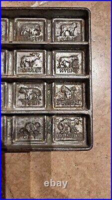 RARE! Vintage Chocolate Mold #142 Zoo/Farm Animals (28 Total)