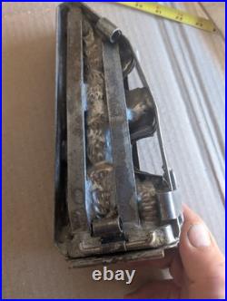 RARE! Vintage Rabbit Chocolate Candy Mold Heavy Hinged Metal Pair RARE! Vintage Rabbit Chocolate Candy Mold Heavy Hinged Metal Pair