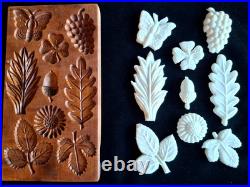 RARE WOODEN 1900's Springerle Speculaas Butter Cookie Stamp Press Mold 9 PRINT RARE WOODEN 1900's Springerle Speculaas Butter Cookie Stamp Press Mold 9 PRINT