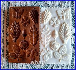 RARE WOODEN 1900's Springerle Speculaas Butter Cookie Stamp Press Mold 9 PRINT RARE WOODEN 1900's Springerle Speculaas Butter Cookie Stamp Press Mold 9 PRINT