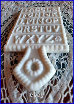 RETIRED GENE WILSON Wooden Springerle Cookie Stamp Press MOLD HORNBOOK ALPHABET