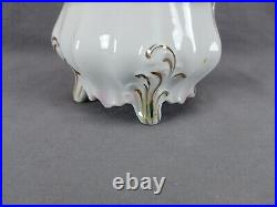 RS Prussia Plume Mold Water Lily Pattern & Gold Chocolate Pot C. 1904-1910