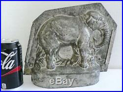 Rare Antique 9 Marked Sommet France African Elephant Chocolate Ice Cream Mold