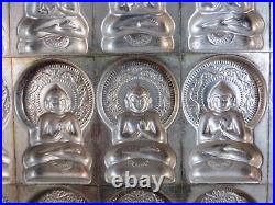 Rare Antique Anton Reiche Dresden Chocolate Mold TJOKLAT Meditating BUDDHA 18ct