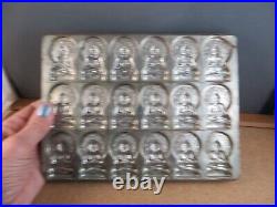 Rare Antique Anton Reiche Dresden Chocolate Mold TJOKLAT Meditating BUDDHA 18ct