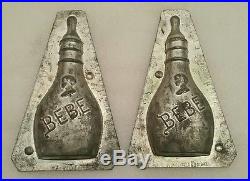 Rare Antique Bebe Chocolate Mold Baby Bottle Mkd Nieulant Pelkman Rotterdam