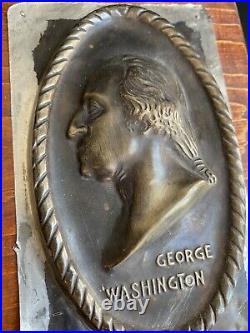 Rare Antique Chocolate Candy Mold President George Washington Americana
