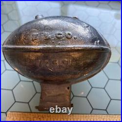 Rare Antique E & Co Pewter Football Ice Cream Or Chocolate Mold 1159