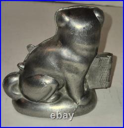 Rare Antique Eppelsheimer Pewter Ice Cream Mold Dog #390 E&CO Chocolate Candy Rare Antique Eppelsheimer Pewter Ice Cream Mold Dog #390 E&CO Chocolate Candy