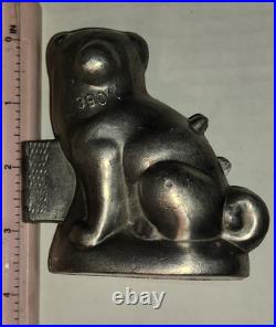 Rare Antique Eppelsheimer Pewter Ice Cream Mold Dog #390 E&CO Chocolate Candy Rare Antique Eppelsheimer Pewter Ice Cream Mold Dog #390 E&CO Chocolate Candy