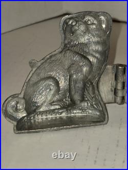 Rare Antique Eppelsheimer Pewter Ice Cream Mold Dog #390 E&CO Chocolate Candy Rare Antique Eppelsheimer Pewter Ice Cream Mold Dog #390 E&CO Chocolate Candy