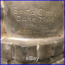 Rare Antique Father Christmas Santa chocolate mold 11 tall