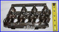 Rare Antique Halloween Chocolate mold WITCHES makes 4 chocolate witches