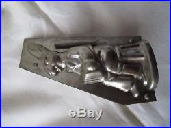 Rare Antique Rabbit Musical Band Candy Chocolate Mold Set Lot of 4