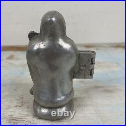 Rare Antique Santa St Nick Chocolate Candy Ice Cream Mold E&CO 991 Metal Pewter