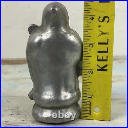 Rare Antique Santa St Nick Chocolate Candy Ice Cream Mold E&CO 991 Metal Pewter