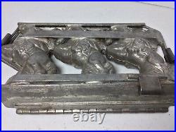 Rare Anton Reiche' American Indians on Horses, Hinged Chocolate Mold