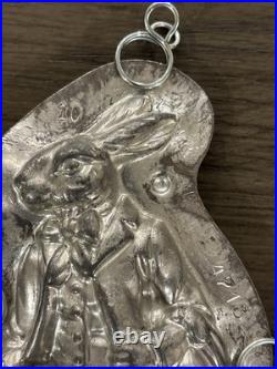 Rare Anton Reiche Chocolate Mold #14713 8 cm EASTER BUNNY- BAG & CANE Rare Anton Reiche Chocolate Mold #14713 8 cm EASTER BUNNY- BAG & CANE