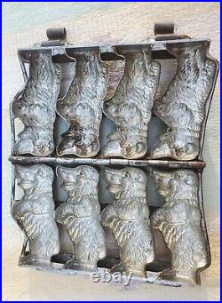 Rare Anton Reiche Weygandt Chocolate Mold Hinged Circus Bears Free Shipping