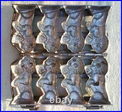 Rare Anton Reiche Weygandt Chocolate Mold Hinged Circus Bears Free Shipping