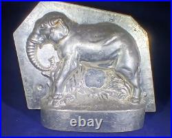 Rare Large Antique Elephant Chocolate Mold #1440