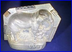 Rare Large Antique Elephant Chocolate Mold #1440