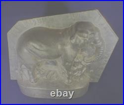 Rare Large Antique Elephant Chocolate Mold #1440