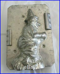 Rare Large Eppelsheimer # 8011 Halloween Witch on Broomstick Chocolate Mold