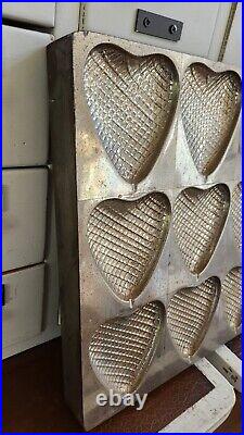 Rare Old Heart Chocolate Candy Mold To My Valentine Hearts Antique