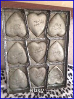 Rare Old Heart Valentine's Day Chocolate Candy Mold To My Valentine 14 x 11