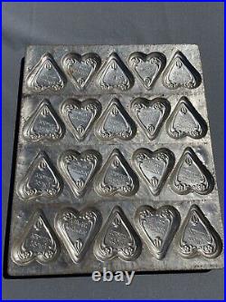 Rare Old Heart Valentine's Day Chocolate Candy Mold To My Valentine Eppelsheimer
