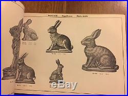 Rare Original Antique Heris Chocolate Mold Catalogue Catalog Santa Bunny