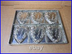 Rare Vintage / Antique Fanny Farmer Metal Chocolate Candy Mold Hearts Cupid Rare Vintage / Antique Fanny Farmer Metal Chocolate Candy Mold Hearts Cupid