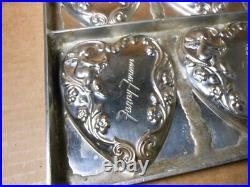 Rare Vintage / Antique Fanny Farmer Metal Chocolate Candy Mold Hearts Cupid Rare Vintage / Antique Fanny Farmer Metal Chocolate Candy Mold Hearts Cupid