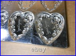 Rare Vintage / Antique Fanny Farmer Metal Chocolate Candy Mold Hearts Cupid Rare Vintage / Antique Fanny Farmer Metal Chocolate Candy Mold Hearts Cupid