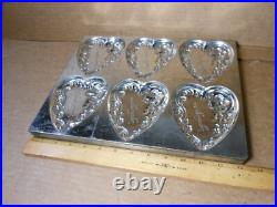Rare Vintage / Antique Fanny Farmer Metal Chocolate Candy Mold Hearts Cupid Rare Vintage / Antique Fanny Farmer Metal Chocolate Candy Mold Hearts Cupid