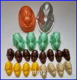 Rare Vintage Easter Bunny Marshmallow, Jelly Chocolate Moulds Molds
