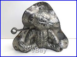 Rare antique chocolate mold SEATED TEDDY BEAR by ANTON REICHE
