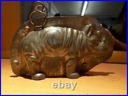 Rhino Chocolate Mold Mould Molds Vintage Antique N/5666