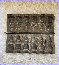 SANTA Chocolate Mold N 165 GERMANY by HERIS Antique Vintage