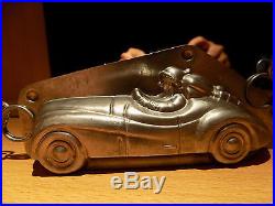 Santa Driving Car Chocolate Mold Mould Molds Vintage Antique