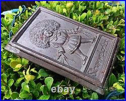 STRUWWELPETER vtg tin mold anton reiche antique chocolate candy bar german book