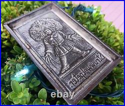 STRUWWELPETER vtg tin mold anton reiche antique chocolate candy bar german book