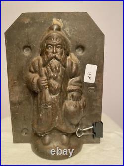 Sale! Antique Santa Chocolate Mold Jaburg Bros Worth St NYC