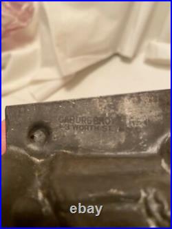 Sale! Antique Santa Chocolate Mold Jaburg Bros Worth St NYC