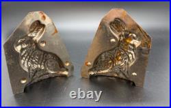 Set of 3 ANTIQUE Tin Rabbit Chocolate Molds GRADUATED (Small, Medium, Large) Set of 3 ANTIQUE Tin Rabbit Chocolate Molds GRADUATED (Small, Medium, Large)