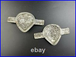 Set of 3 Antique Letang Fils Paris France OYSTER SHELL 1600 1601 Chocolate Molds