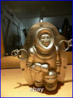 Spaceman Chocolate Mold Molds Mould Vintage Antique 16265