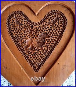 Springerle Speculaas Gingerbread Marzipan Cookie Stamp Press Mold LION HEART